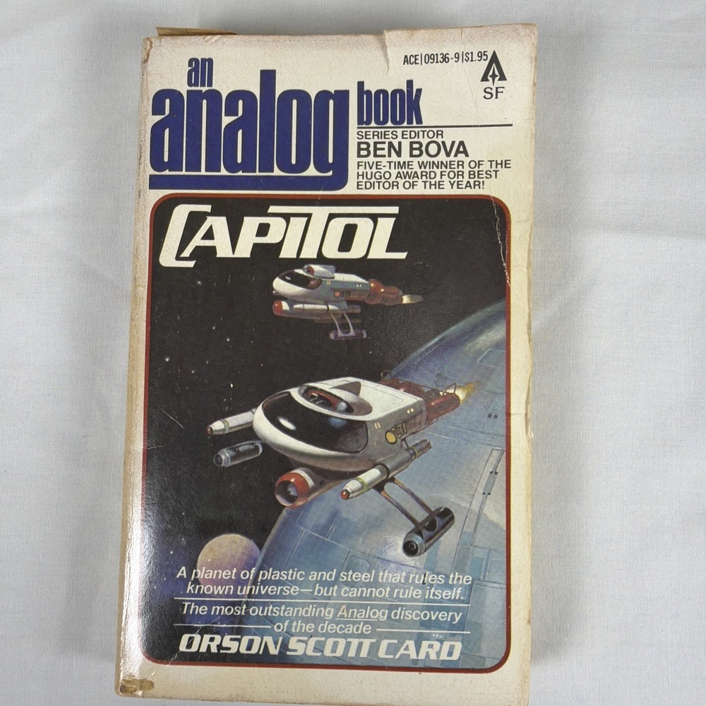 Capitol by Orson Scott Card 1979 Analog Ace 1st Printing Paperback